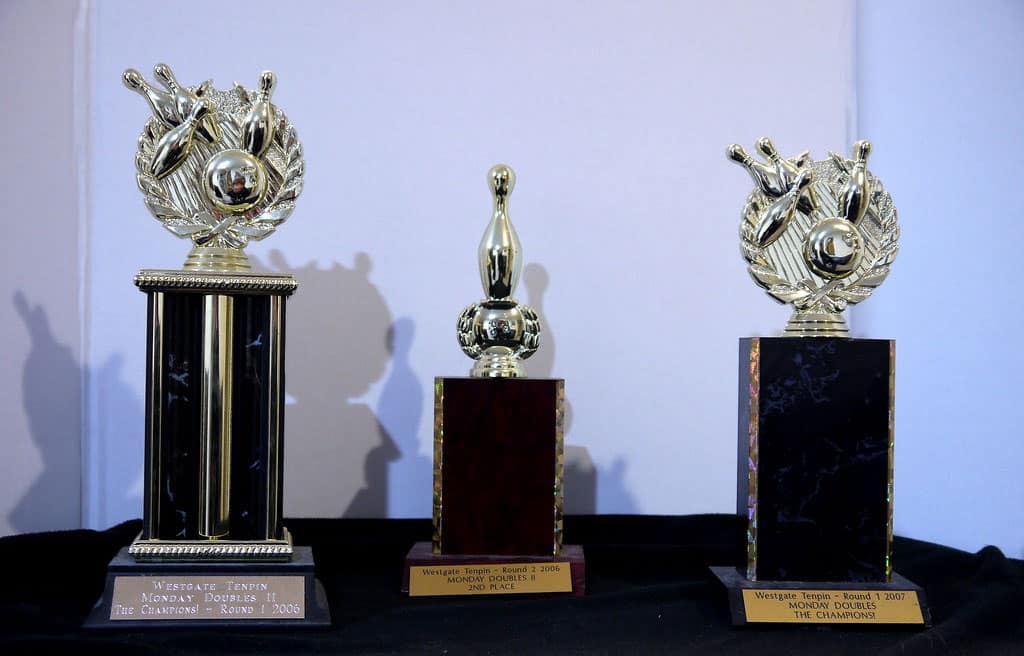 Trophies associated with various Games and Sports