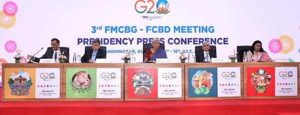 3rd G20 Finance Ministers and Central Bank Governors Meeting held in Gandhinagar, Gujarat